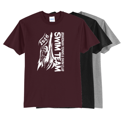 BTSC Swim 50/50 Blend Tshirt